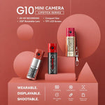 Mini fotocamera a pollice G10 in stile rossetto, videocamera sportiva per esterni