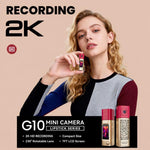Mini fotocamera a pollice G10 in stile rossetto, videocamera sportiva per esterni