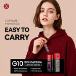 Mini fotocamera a pollice G10 in stile rossetto, videocamera sportiva per esterni
