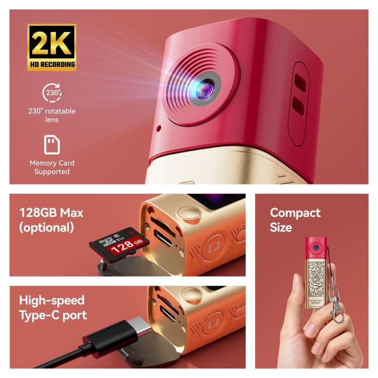 Mini fotocamera a pollice G10 in stile rossetto, videocamera sportiva per esterni
