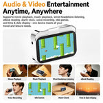 D28s Fotocamera digitale retrò con touchscreen HD da 3 pollici e 64 MP, supporta musica, film e giochi., without Lanyard, with Lanyard