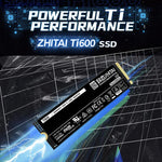 SSD ZHITAI YMTC Ti600 M.2 2280 per computer desktop, 1TB, 2TB