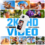 Action camera HD WiFi con schermo IPS da 1,47 pollici, girevole magneticamente, per esterni.