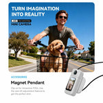 Action camera HD WiFi con schermo IPS da 1,47 pollici, girevole magneticamente, per esterni.