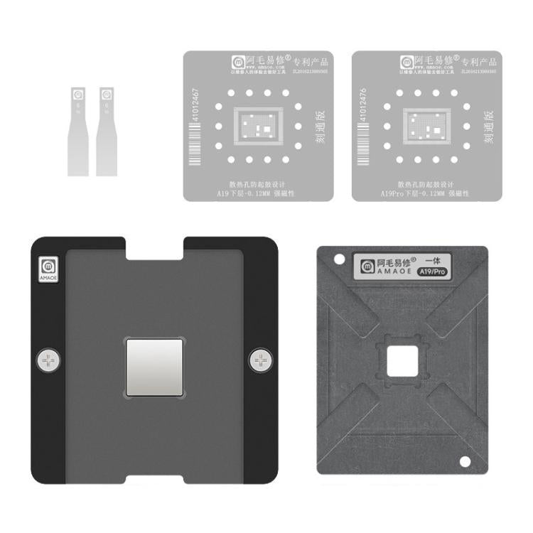Strumento di stagnatura AMAOE, X-17 CPU Set Half-Cut, X-17 CPU Set Engraving, A19 Lower Half-Engraving Edition, A19 Lower Layer Engraved Plate, A19 Pro Lower Half-Engraving, A19 Pro Lower Layer Engraving, A19/Pro Positioning Plate                      ...