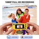 Mini videocamera portatile a pollice con risoluzione 1080P e funzione di registrazione, ideale per cartoni animati.