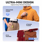 Mini videocamera portatile a pollice con risoluzione 1080P e funzione di registrazione, ideale per cartoni animati.