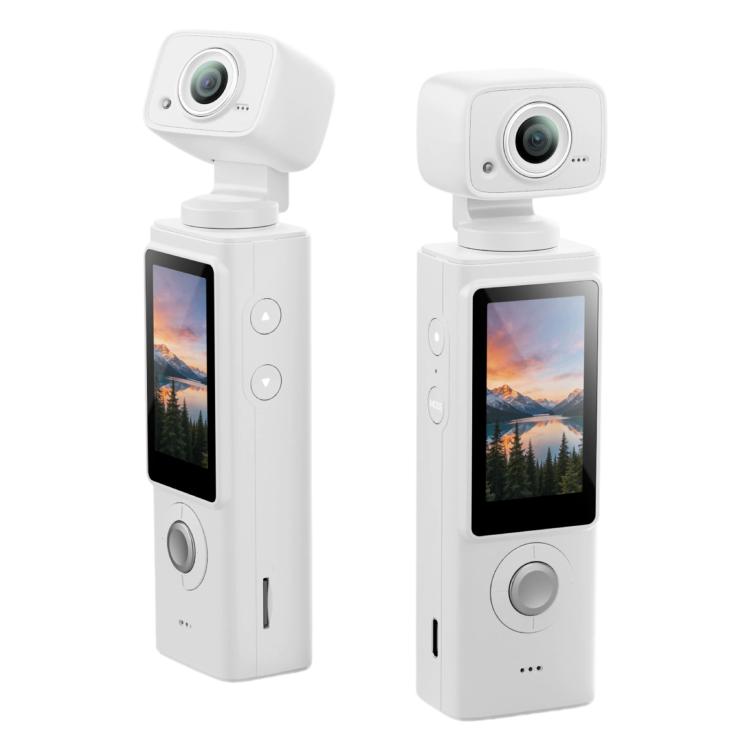 Videocamera sportiva portatile da esterno con schermo IPS da 1,9 pollici e risoluzione 2K per vlog d'azione e riprese in esterni.