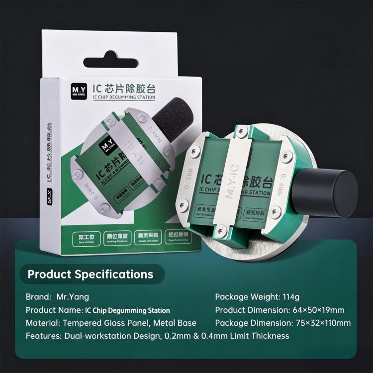 Stazione di sgommazione per chip IC regolabile Mr. Yang