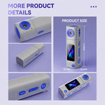 Mini fotocamera G10 con obiettivo girevole per esterni, risoluzione HD 1080P.