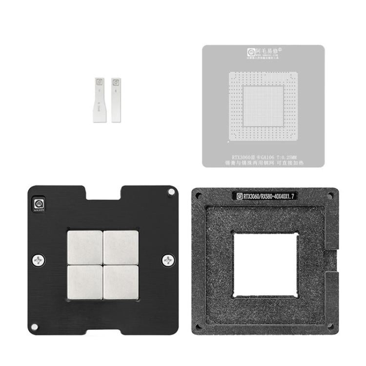 Stazione di saldatura per laptop AMAOE RTX3080Ti (versione mobile)., Plant Tin Network, Positioning Plate, Plantation