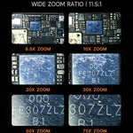 Microscopio stereoscopico trinoculare MECHANIC D67T-B11 con zoom ottico 6,5-75X.