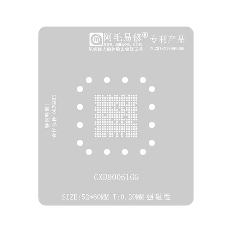 Strumento di saldatura AMAOE, CXD90060GG Positioning Plate, CXD90060GG Stencil, CXD90060GG Tin Plant, CXD90061GG Tin Plant, CXD90061GG Tin Planting Platform, CXD90061GG Planting Tin Network, CXD90062GG Positioning Plate, CXD90062GG Tin Planting Platfor...