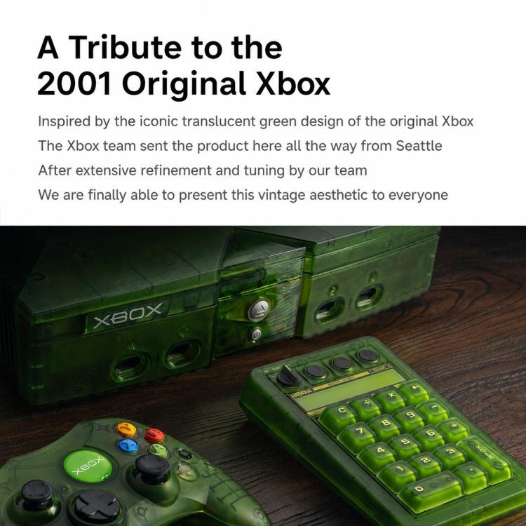 8BitDo Retro18 2 in 1 Tastierino numerico meccanico e contatore trimodale per PC, Clear Green
