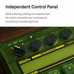 8BitDo Retro18 2 in 1 Tastierino numerico meccanico e contatore trimodale per PC, Clear Green