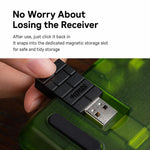 8BitDo Retro18 2 in 1 Tastierino numerico meccanico e contatore trimodale per PC, Clear Green
