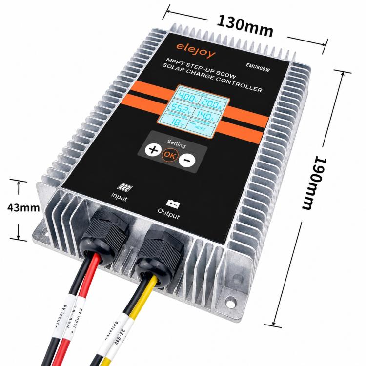 Regolatore di carica solare step-up MPPT elejoy EMU800W