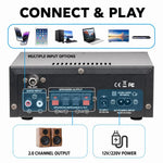 AK45 Pro Amplificatore audio digitale Bluetooth stereo ad alta potenza a 2 canali, EU Plug, UK Plug