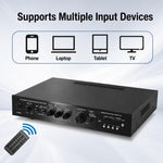 AV-369BT Amplificatore Bluetooth ad alta potenza a 5.1 canali per home theater e palcoscenici esterni., EU Plug, US Plug, UK Plug