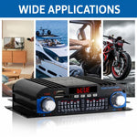 BT-998 Mini amplificatore Bluetooth 5.0 a 4 canali per uso domestico e in auto, No Adapter, US Plug, EU Plug