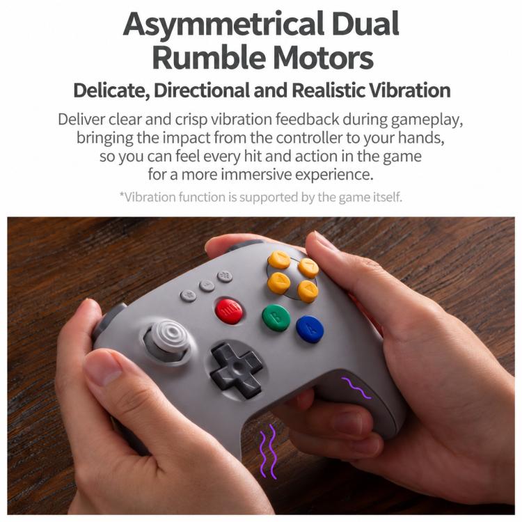 Gamepad controller wireless 8BitDo N64 2.4G, N64 2.4G Wireless