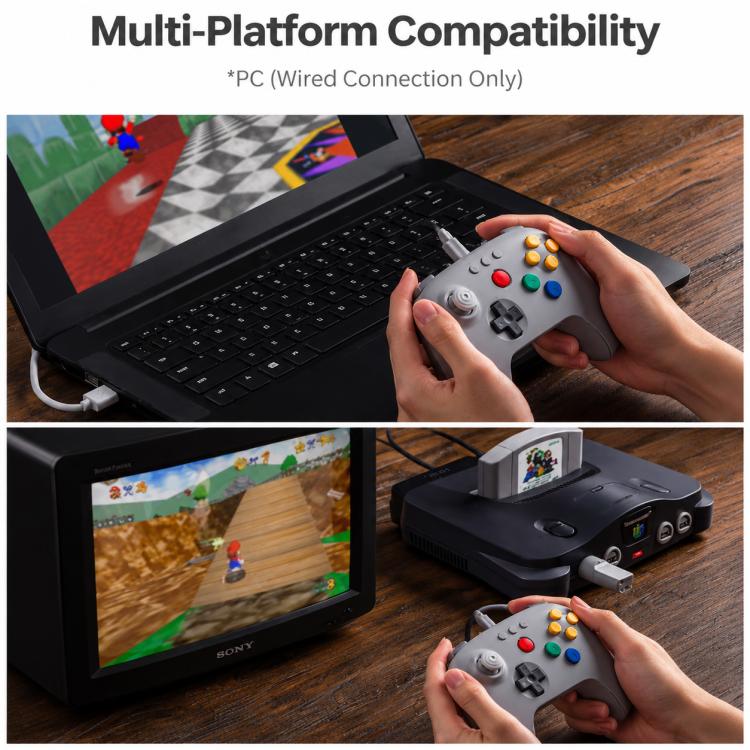 Gamepad controller wireless 8BitDo N64 2.4G, N64 2.4G Wireless
