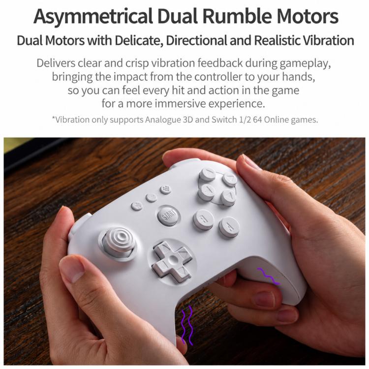 Gamepad controller Bluetooth 8BitDo per Nintendo 64, N64 Bluetooth White, N64 Bluetooth Black