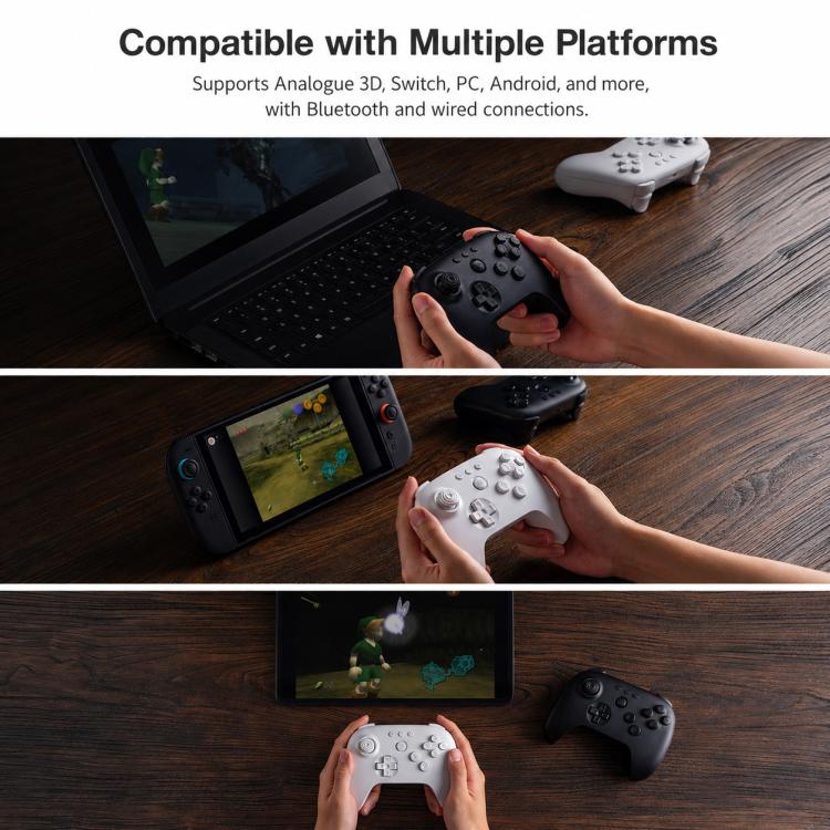 Gamepad controller Bluetooth 8BitDo per Nintendo 64, N64 Bluetooth Grey