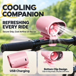 Ventilatore portatile con clip, controllo intelligente della velocità continua e display digitale