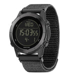 Orologio sportivo intelligente NORTH EDGE LiteCore da uomo, impermeabile, con bussola e contapassi, ideale per attività all'aperto.