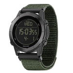 Orologio sportivo intelligente NORTH EDGE LiteCore da uomo, impermeabile, con bussola e contapassi, ideale per attività all'aperto.