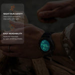 Orologio sportivo intelligente NORTH EDGE LiteCore da uomo, impermeabile, con bussola e contapassi, ideale per attività all'aperto.
