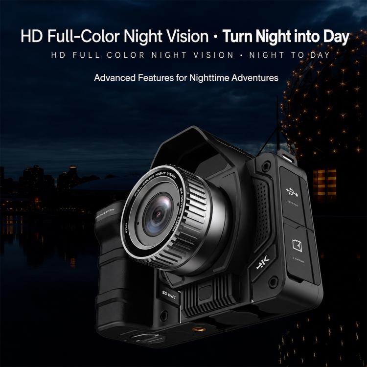 007 Telecamera digitale ad alta definizione 4K WiFi a colori con visione notturna