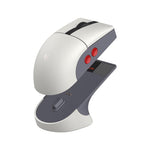 Mouse wireless retrò 8BitDo Retro R8-N Edition con tripla modalità e base di ricarica wireless.