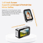Mini fotocamera magnetica da 1,47 pollici e 64 MP con cordino retrattile da collo, da agganciare al pollice., D03 Single Lens, D03 Dual Lens, D03s Single Lens, D03s Dual Lens