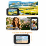 Mini fotocamera magnetica da 1,47 pollici e 64 MP con cordino retrattile da collo, da agganciare al pollice., D03 Single Lens, D03 Dual Lens, D03s Single Lens, D03s Dual Lens