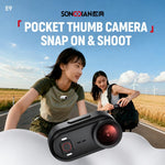 GO9 Fotocamera sportiva indossabile con magnete per pollice, tascabile GO9, 64GB Memory Card