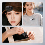 GO9 Fotocamera sportiva indossabile con magnete per pollice, tascabile GO9, 64GB Memory Card