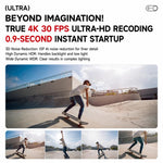 GO9 Fotocamera sportiva indossabile con magnete per pollice, tascabile GO9, 64GB Memory Card