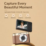 Fotocamera digitale H22 4K HD 50MP con autofocus