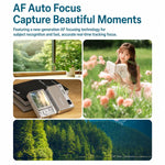 Fotocamera digitale M15 con cover scorrevole, risoluzione 4K e sensore CCD da 64 MP, sensore da 64 MP.