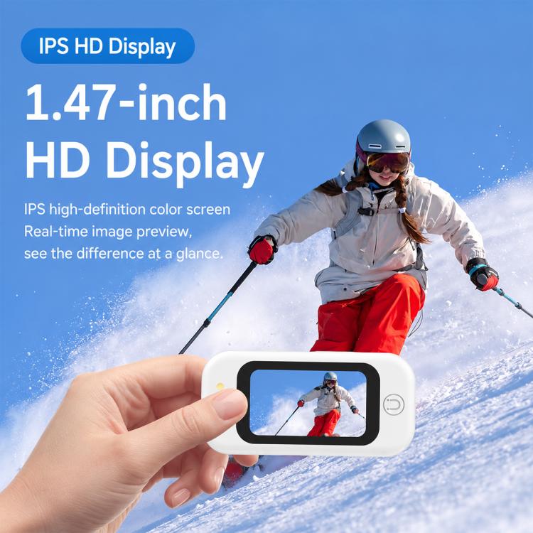 H03 Telecamera da pollice 4K HD da 1,47 pollici con WiFi e supporto magnetico per sport all'aperto