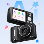 DC309AI IPS 4K Recorder Telecamera intelligente con intelligenza artificiale e controllo vocale per bambini, No Memory Card, 16G Memory Card, 32G Memory Card, 64G Memory Card