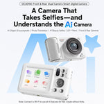 DC309AI IPS 4K Recorder Telecamera intelligente con intelligenza artificiale e controllo vocale per bambini, No Memory Card, 16G Memory Card, 32G Memory Card, 64G Memory Card