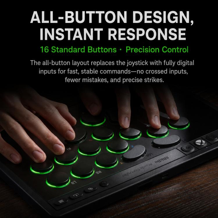 Controller arcade 8BitDo Tianren Star per Xbox Series / PC Windows, For Xbox