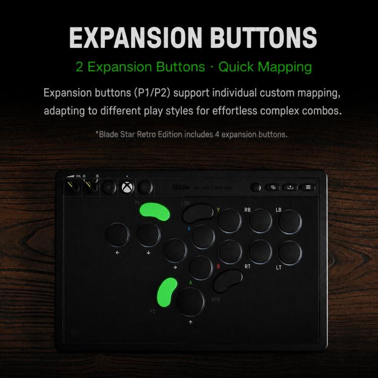 Controller arcade 8BitDo Tianren Star per Xbox Series / PC Windows, For Xbox