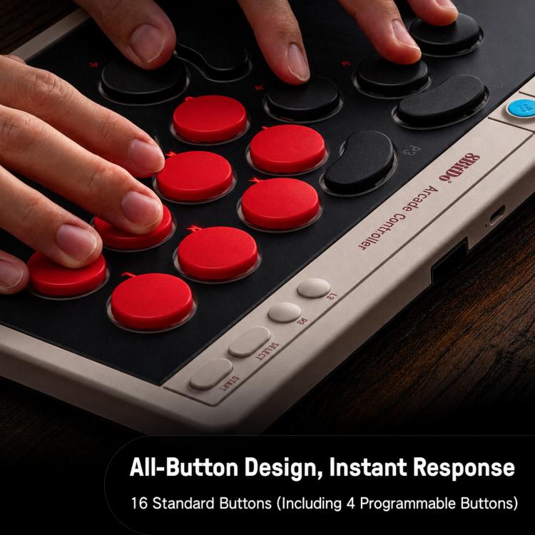Controller arcade retrò 8BitDo Tianren Star per Switch / PC Windows, For Switch