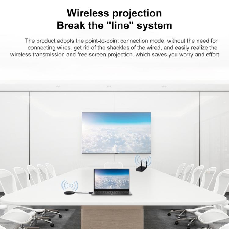 Set composto da 2 trasmettitori e ricevitori HDMI wireless Measy A20W, distanza di trasmissione: 50 m, HDMI Transmitter x 2