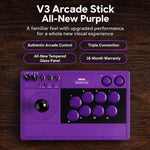 8BitDo Arcade Stick V3 Controller di gioco tri-mode Bluetooth, cablato e wireless