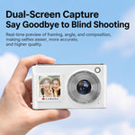 DC325 Fotocamera selfie con doppio schermo, filtri anteriore e posteriore e telecamera CCD, 16G Memory Card, 32G Memory Card